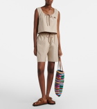 Miu Miu Woven leather sandals