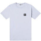 Stone Island Junior Patch Logo T-Shirt in Lavender