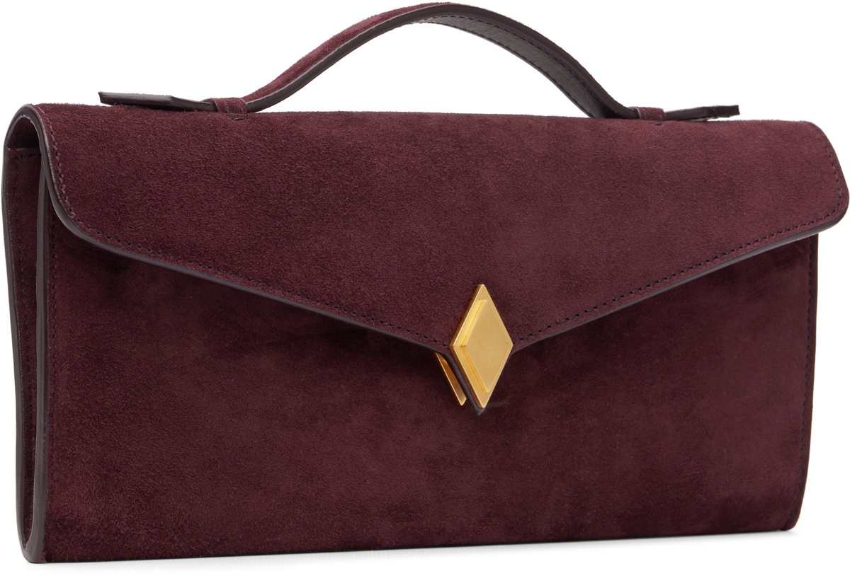 Métier Burgundy Edge Clutch