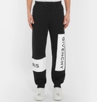 Givenchy - Tapered Logo-Print Loopback Cotton-Jersey Sweatpants - Men - Black