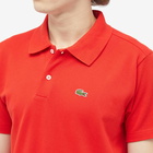 Comme des Garçons SHIRT Men's x Lacoste Asymmetric Polo Shirt in Red