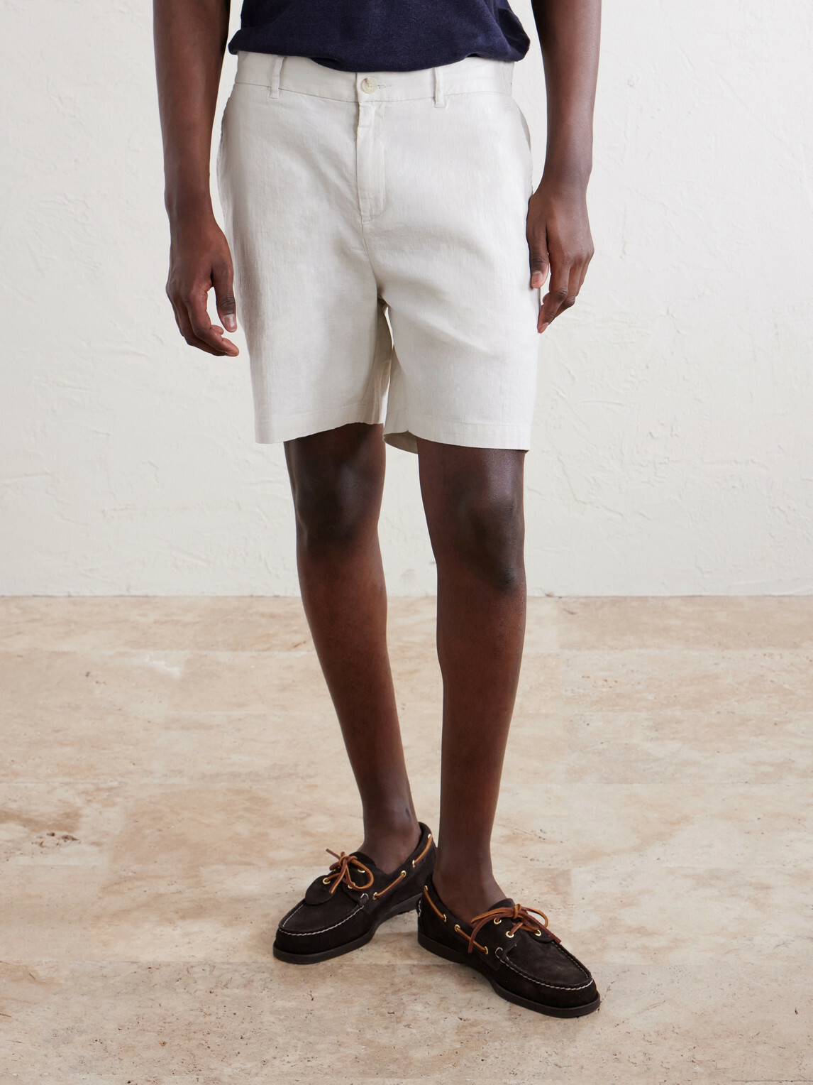 Onia - Straight-Leg Linen-Blend Shorts - White