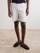 Onia - Straight-Leg Linen-Blend Shorts - White