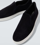 Manolo Blahnik Nadores suede slip-on sneakers
