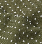 Sunspel - Birdseye Cotton-Blend Socks - Green