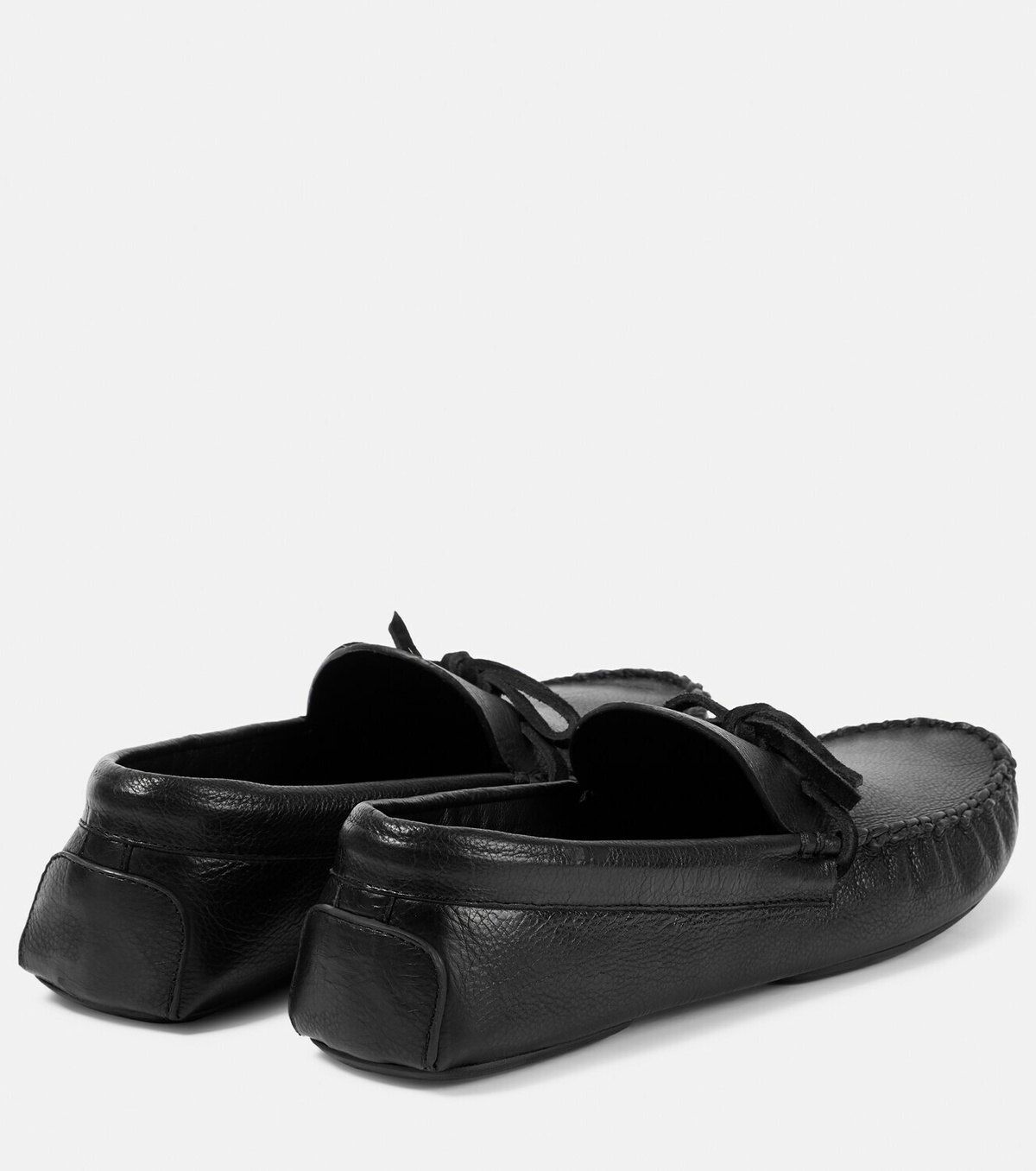 The Row Lucca leather moccasins The Row