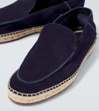 Loro Piana Seaside Walk suede espadrilles