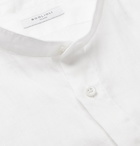 Boglioli - Grandad-Collar Linen Shirt - White