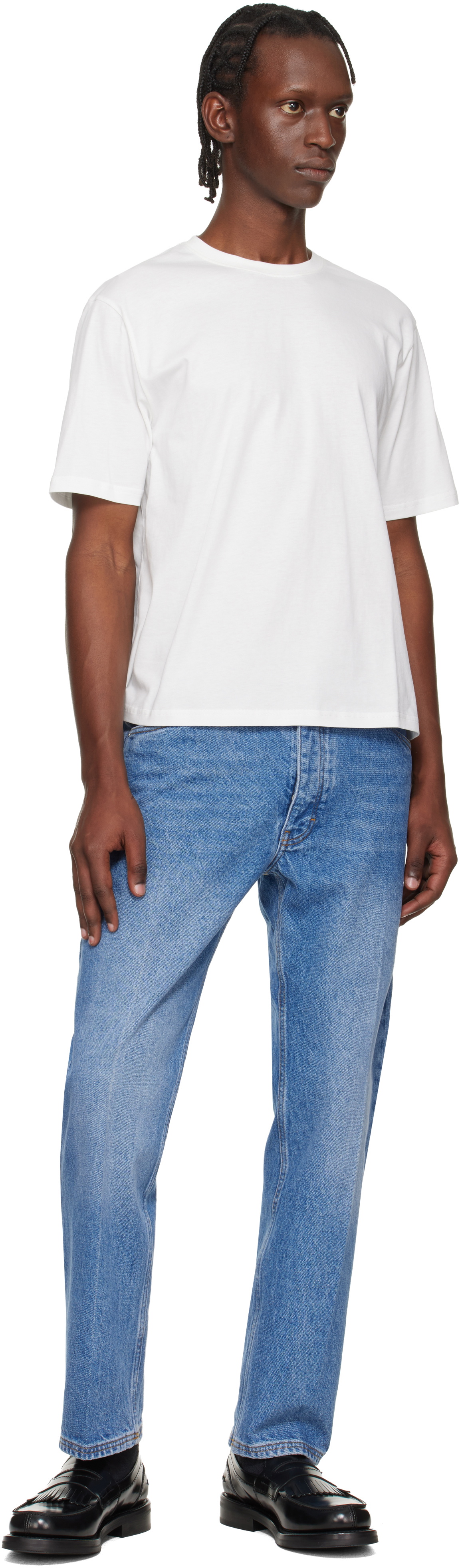 Studio Nicholson White Bric T-shirt