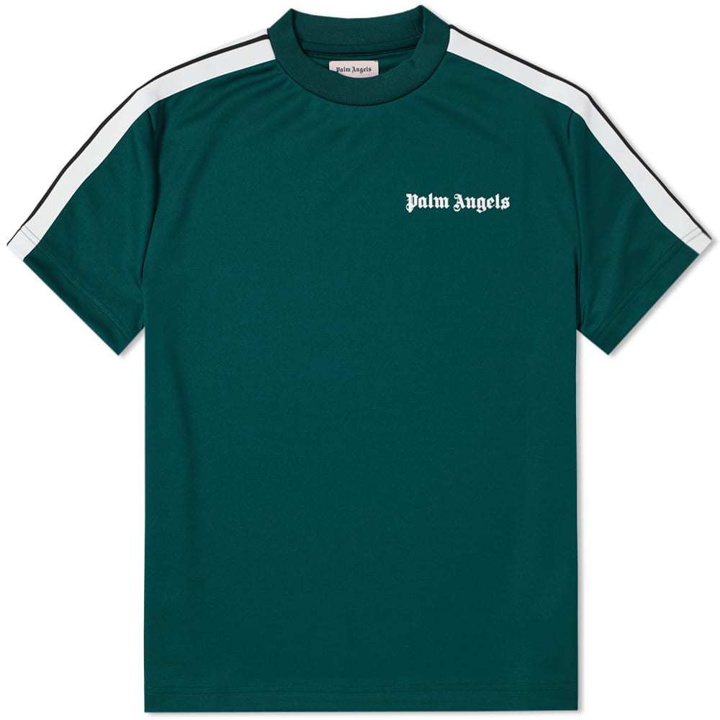 Photo: Palm Angels Track Taping Tee Green