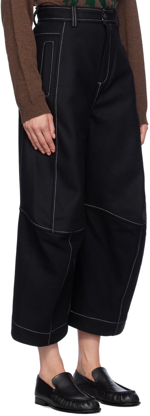 Henrik Vibskov Black Dusk Trousers