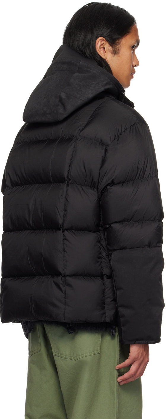 Ten c Black Tempest Combo Down Jacket Ten C