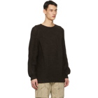ACRONYM Brown Hand Knit Air Jet Sweater