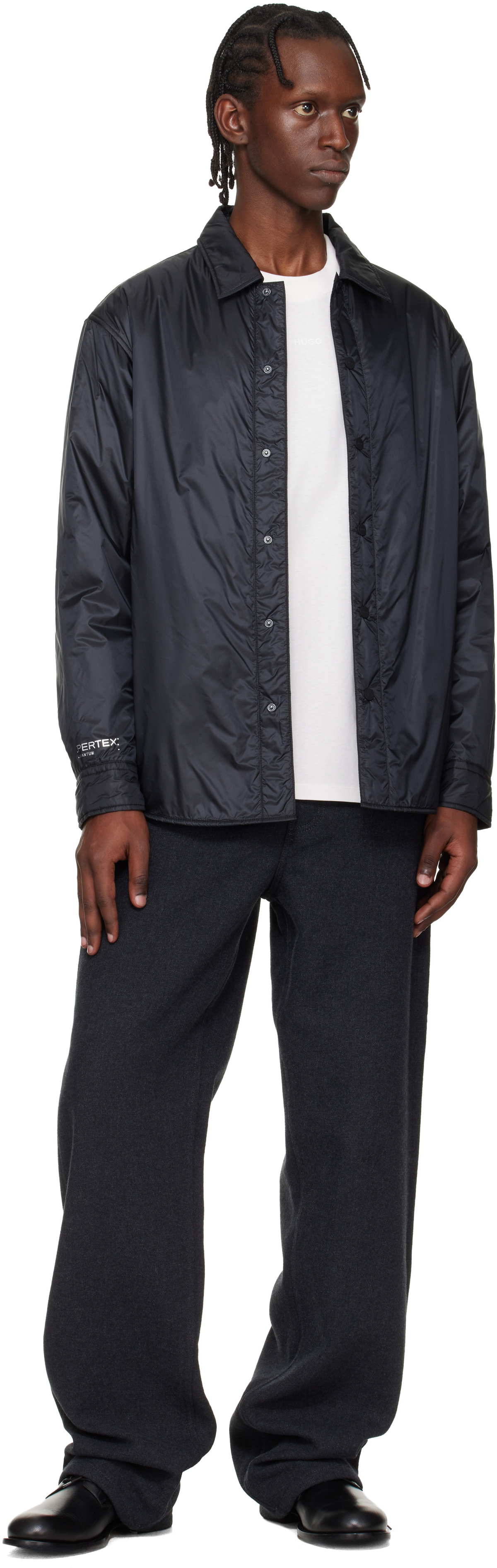Hugo Black Pertex Overshirt