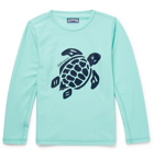 Vilebrequin - Boys Ages 2 - 12 Printed Stretch-Jersey Rash Guard - Men - Turquoise
