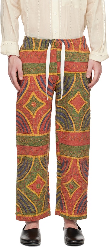 Photo: Karu Research Yellow & Green Drawstring Trousers