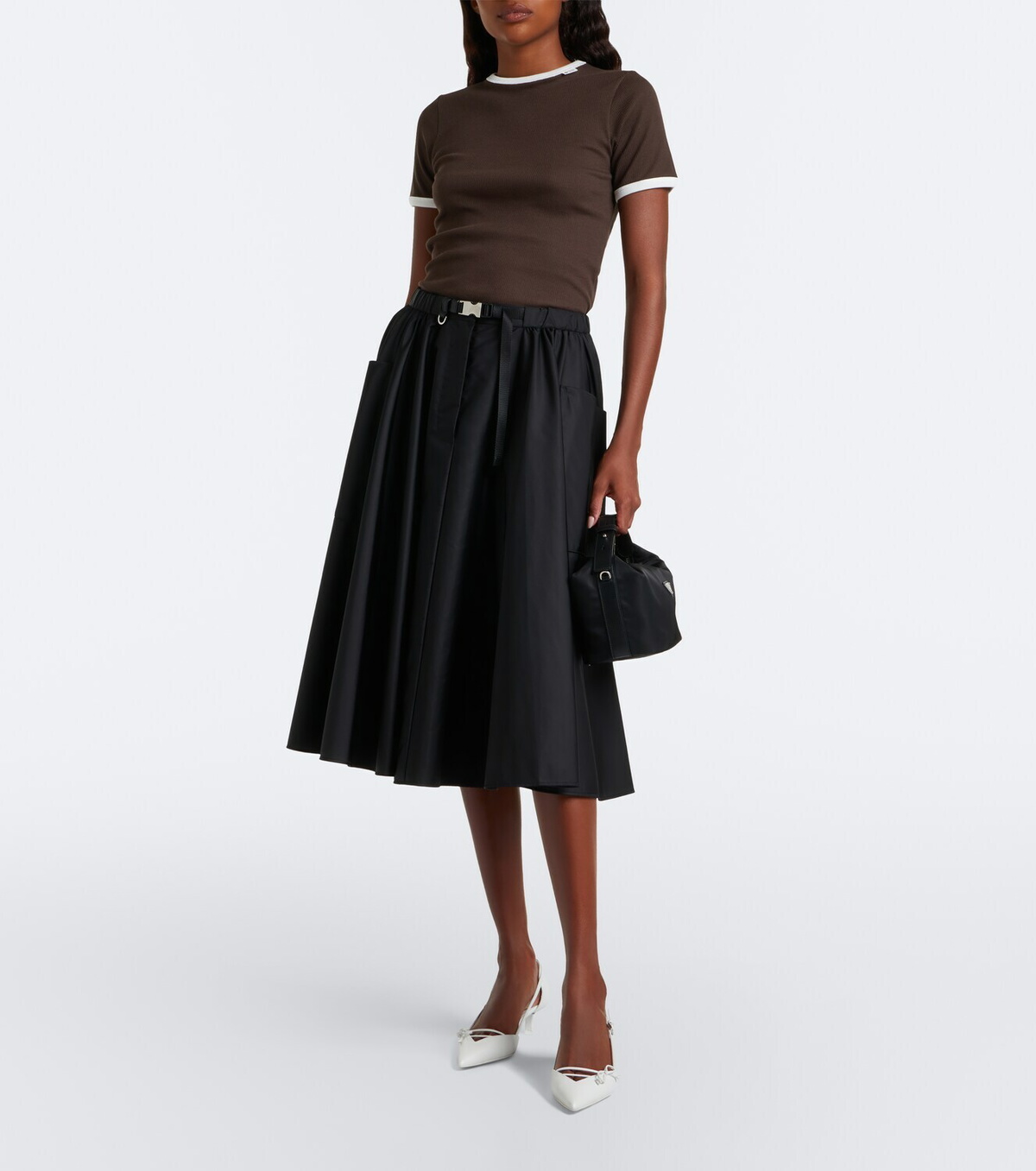 Prada Prada Chérie Mini Re-Nylon top-handle bag