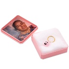 Pura Utz Women's Mini Smiley Earring in Pink