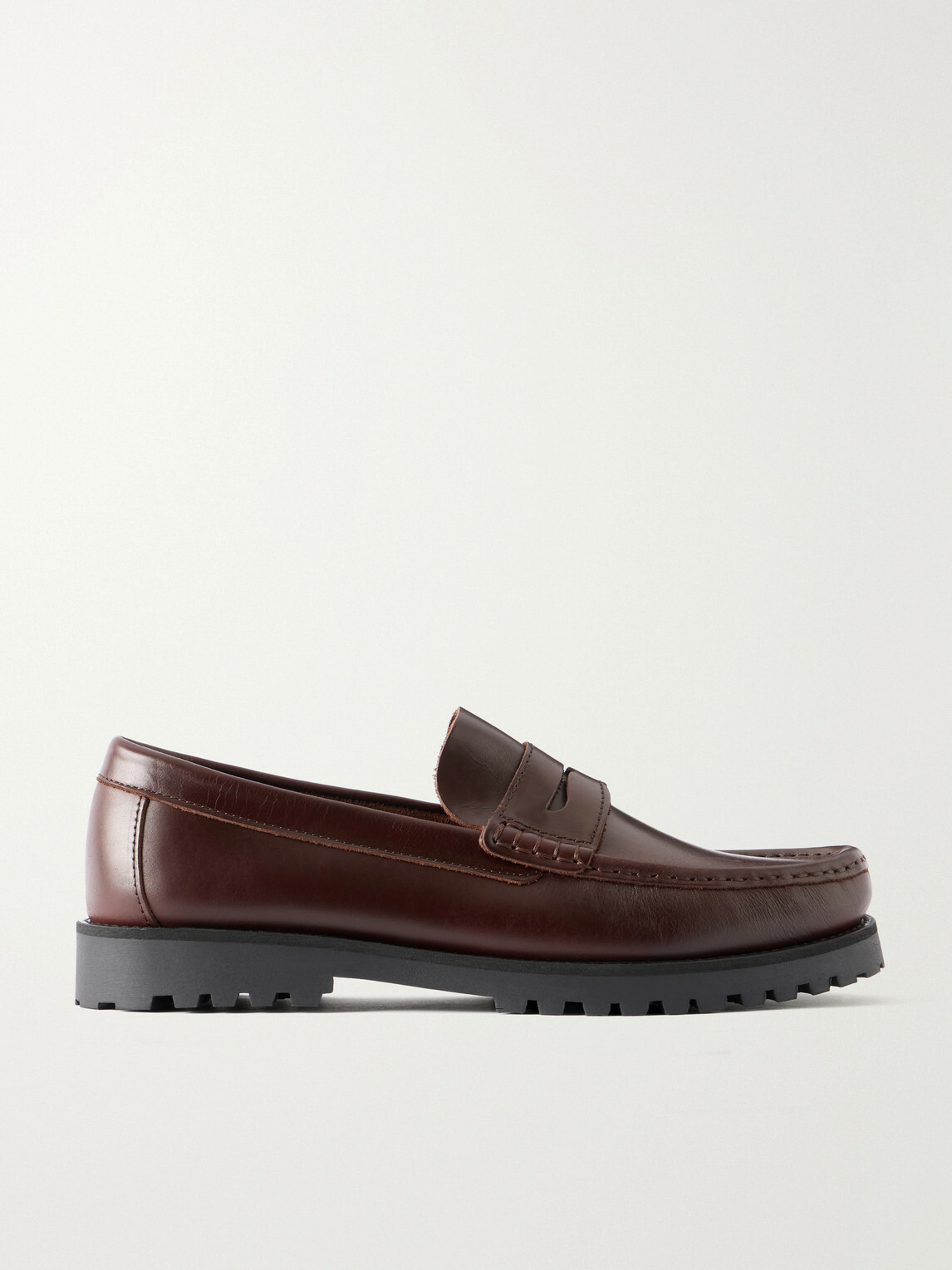 VINNY's - Lee Lake Leather Loafers - Brown