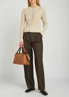 Tods Striped Trims Cotton-knit Cardigan Beige