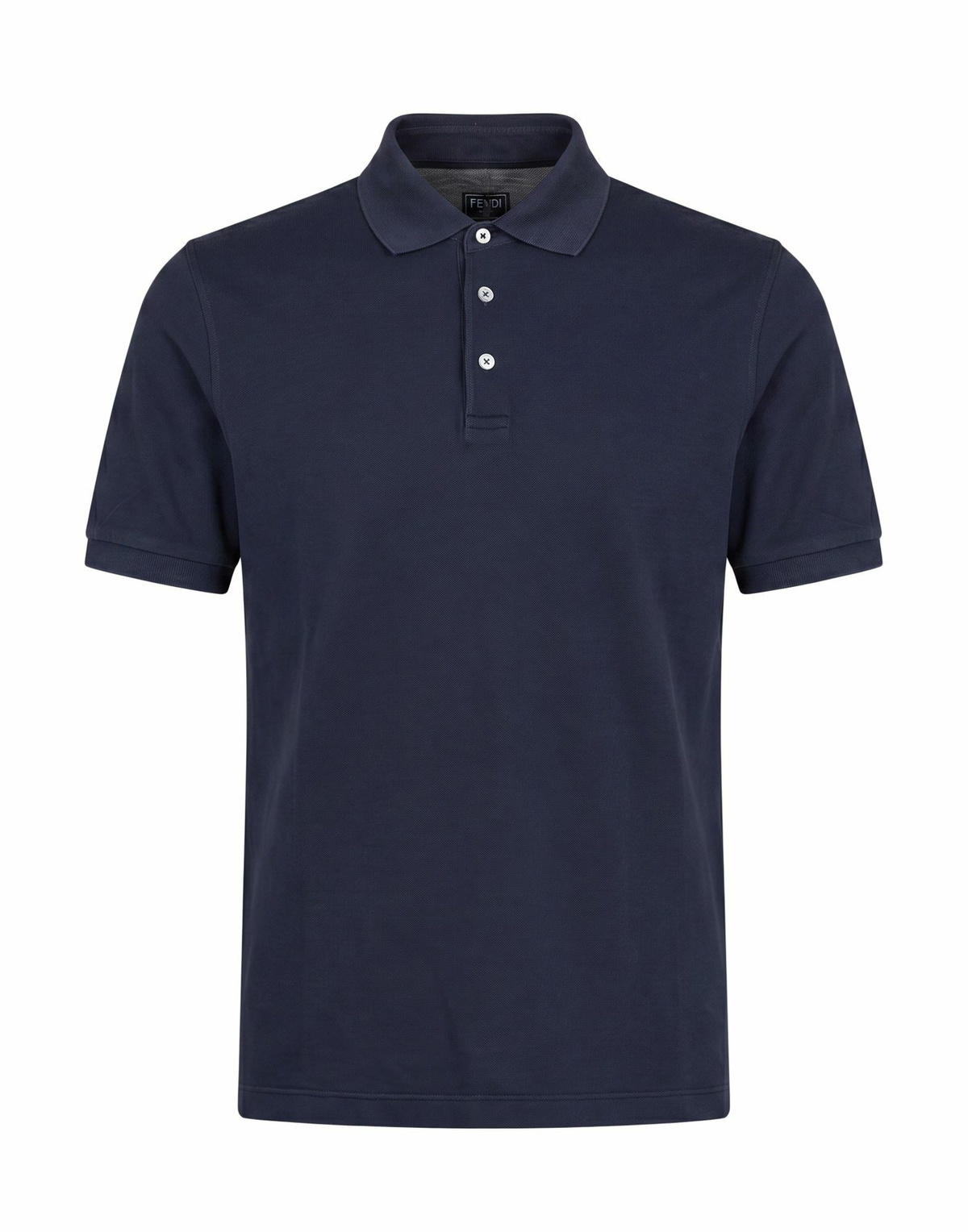 Fedeli Mens Polo shirt Midnight in Blue