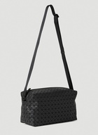 Bao Bao Issey Miyake - Saddle Crossbody Bag in Black