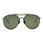 Gentle Monster Black and Green Big Bully Sunglasses