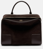 Loewe Amazona 180 Large suede top-handle bag
