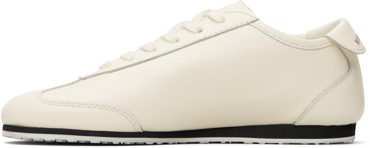 Marine Serre Off-White Matte Leather MS Astra Sneakers