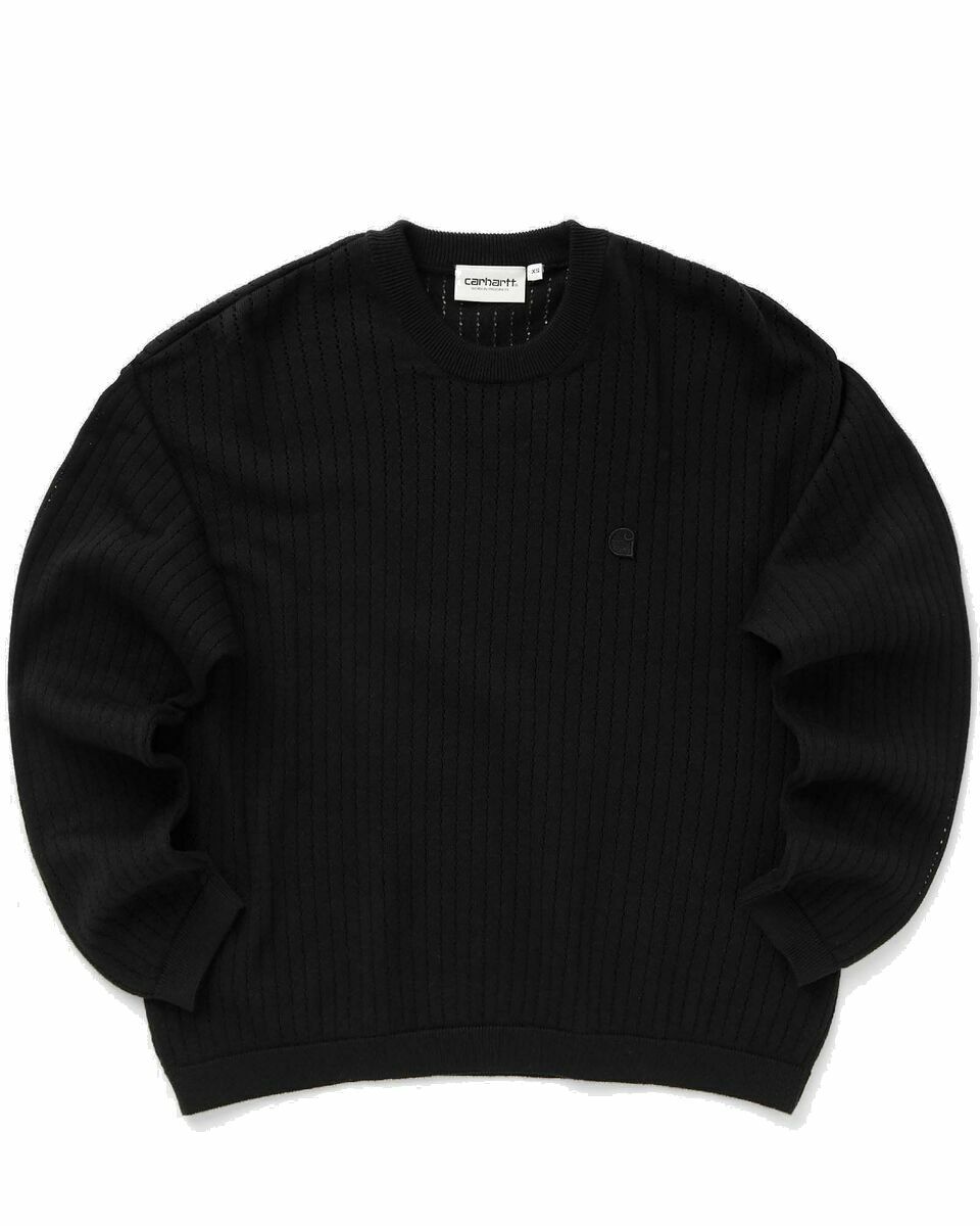 Photo: Carhartt Wip Wmns Norlina Sweater Black - Womens - Pullovers