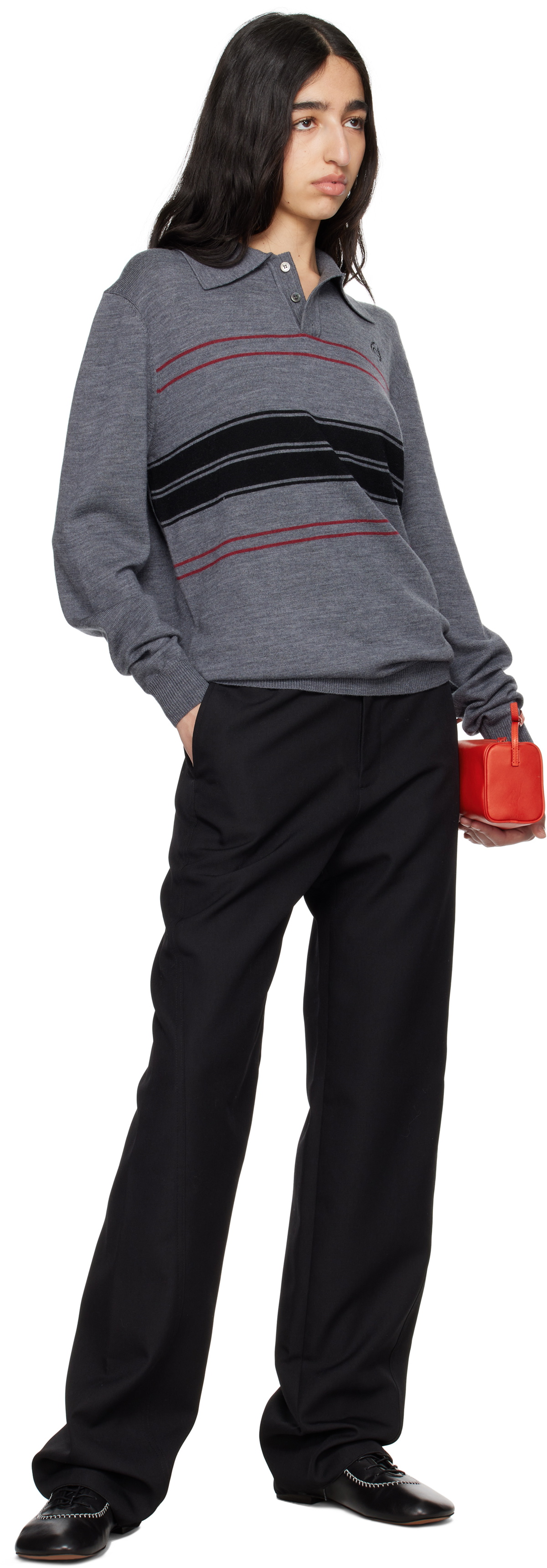 Commission Gray Dad Polo