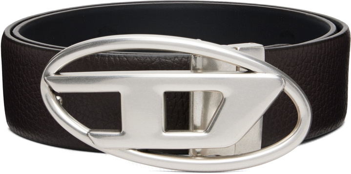 Photo: Diesel Brown & Black B-1dr Rev Ii Reversible Belt