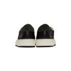 Common Projects Black and Tan Special Edition Retro Low Sneakers
