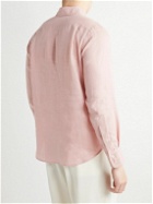 Yuri Yuri - Penny-Collar Linen Shirt - Pink