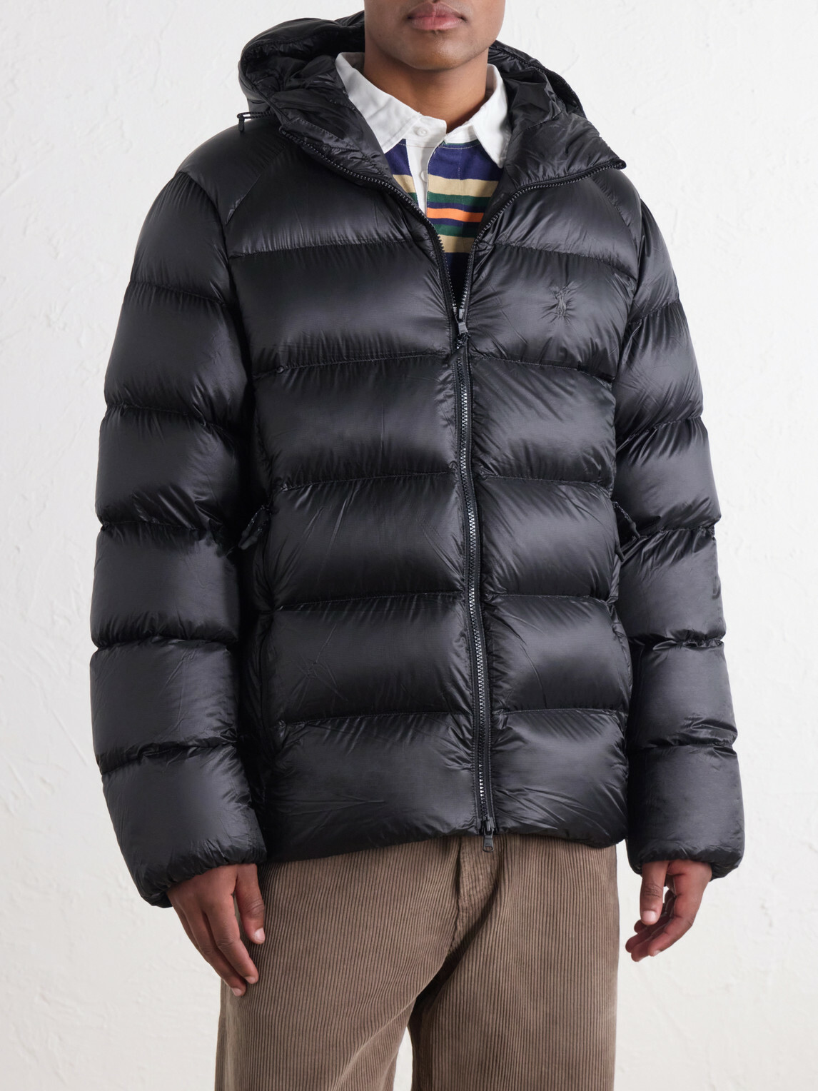 Polo Ralph Lauren - Logo-Embroidered Shell Hooded Down Jacket - Black