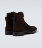 Christian Louboutin Caracolo Lion leather lace-up boots