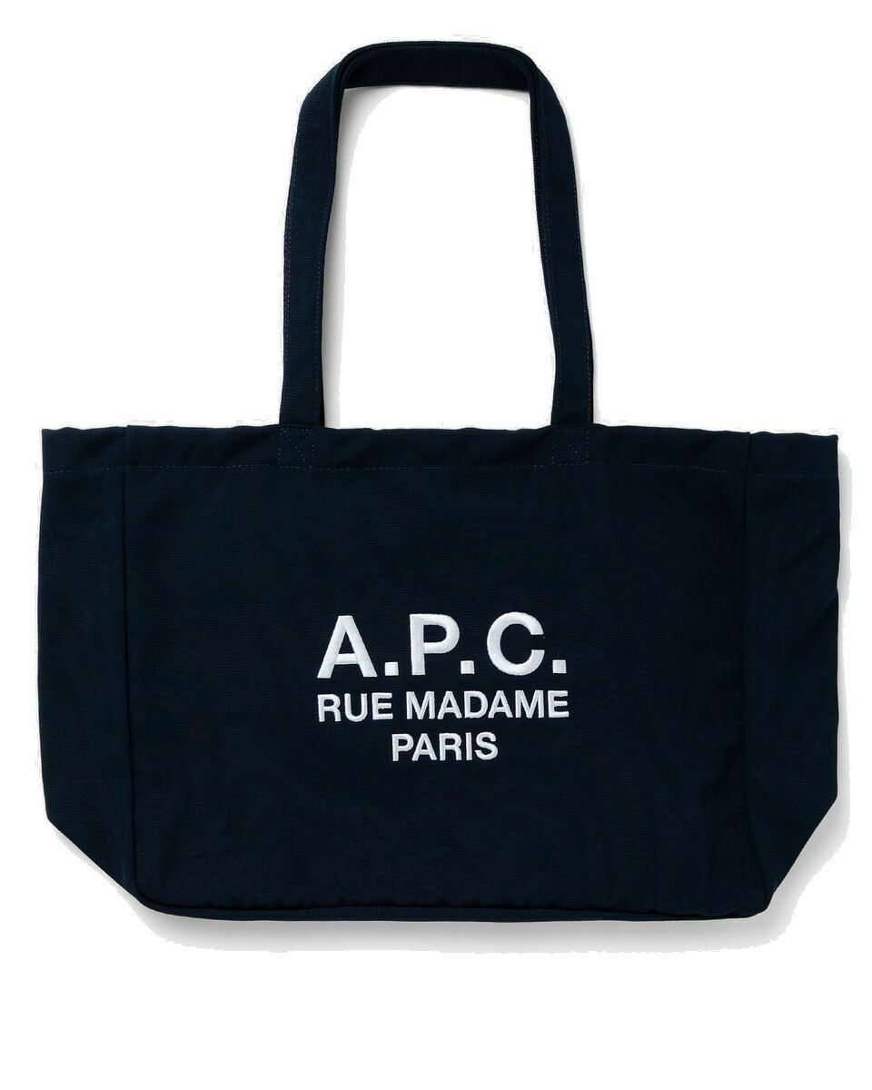 Photo: A.P.C. Shopping Diane Rue Madame Blue - Mens - Tote & Shopping Bags