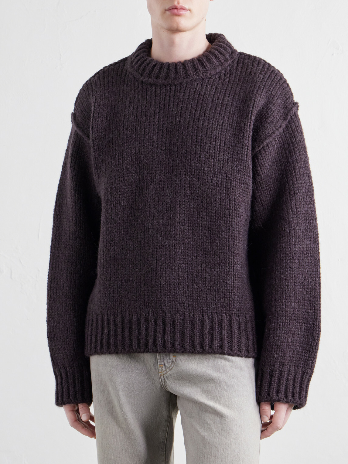 Our Legacy - Wool and Alpaca-Blend Sweater - Brown