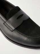 MORJAS - The Penny Loafer-Leather Flats - Black