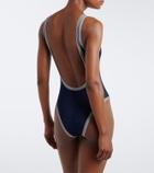 Versace Greca logo embroidered swimsuit
