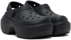 Crocs Black Stomp Clogs