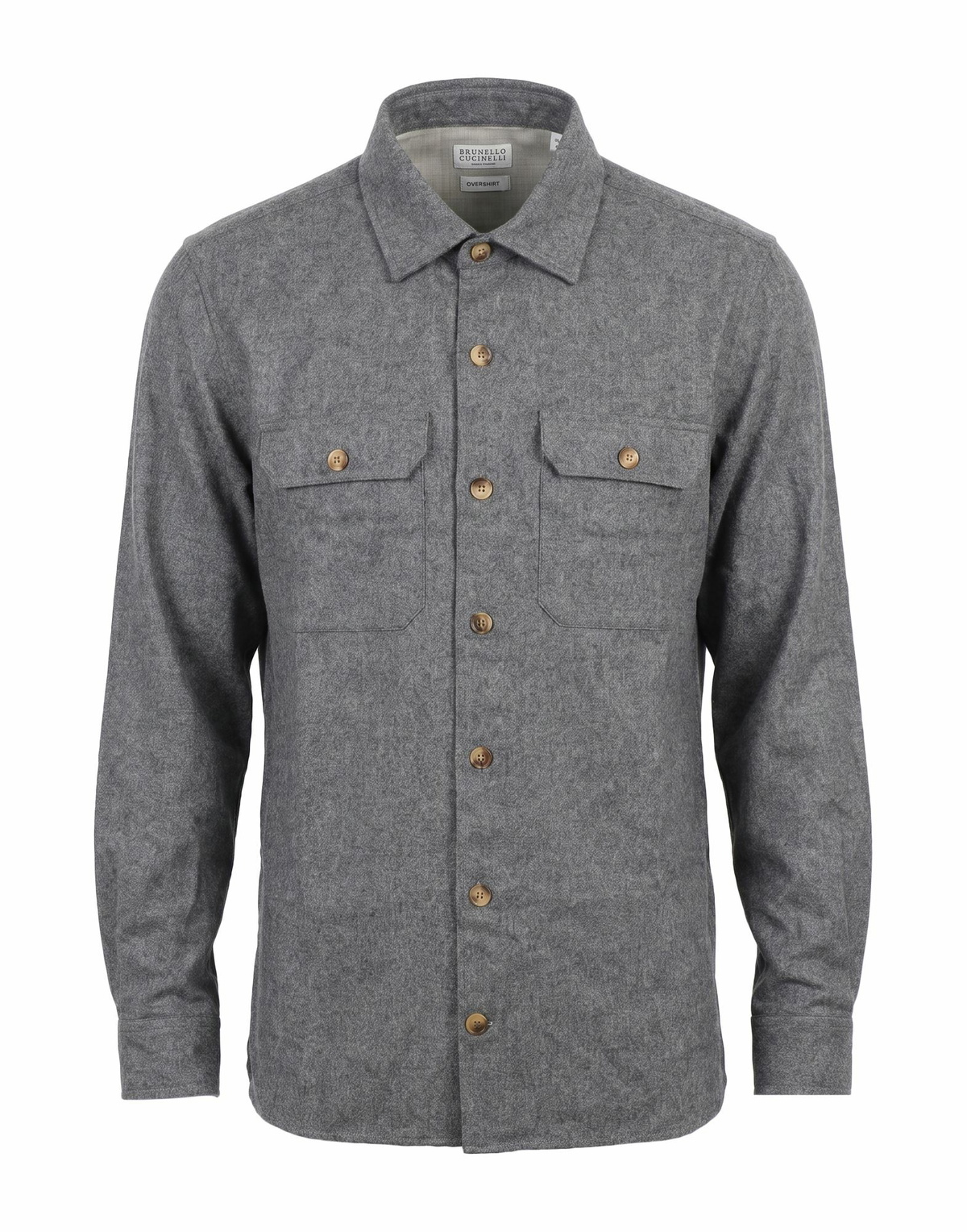 Brunello Cucinelli Mens Shirt in Grey