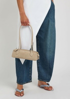 Alaïa Le Teckle Small Leather and Suede Shoulder bag - Grey - One Size