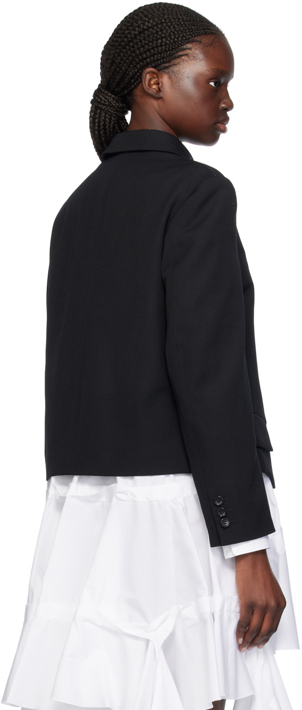 Comme des Garçons Comme des Garçons Black Peter Pan Collar Jacket
