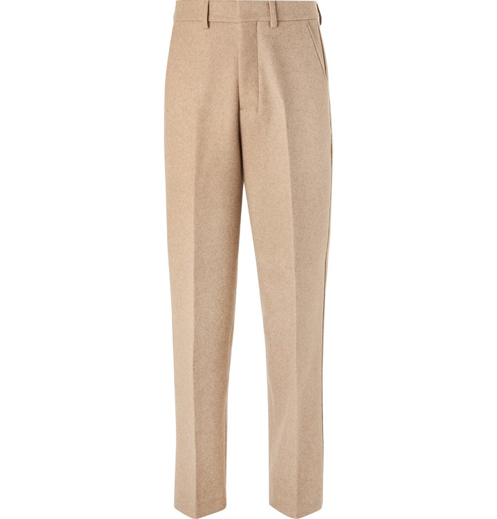 Photo: AMI - Mélange Wool-Blend Trousers - Neutrals