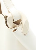 JW Anderson The Jwa Corner Small Leather Bucket bag - White - One Size