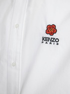 KENZO PARIS - Boke Logo Cotton Poplin Shirt