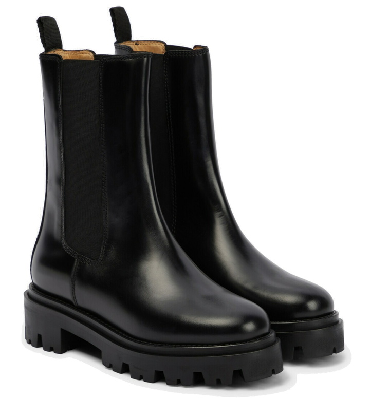 Photo: Isabel Marant - Celae leather Chelsea boots