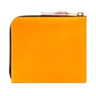 Comme des Garçons SA3100SF Super Fluo Wallet in Yellow/Orange