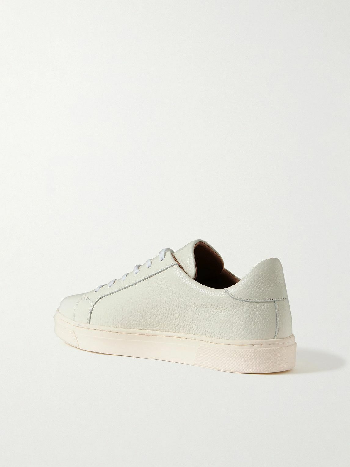 George Cleverley - Jack II Full-Grain Leather Sneakers - White